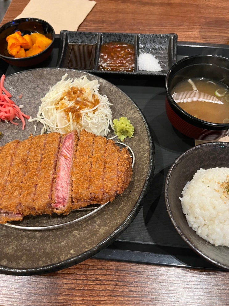  대구 죽전네거리 규카츠 가게 후라토식당