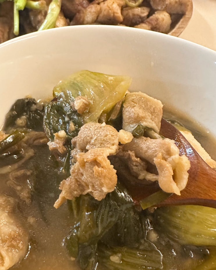  초보요리 추천 - 대패삼겹 된장찌개 만드는 법 / 된장찌개 레시피 후기