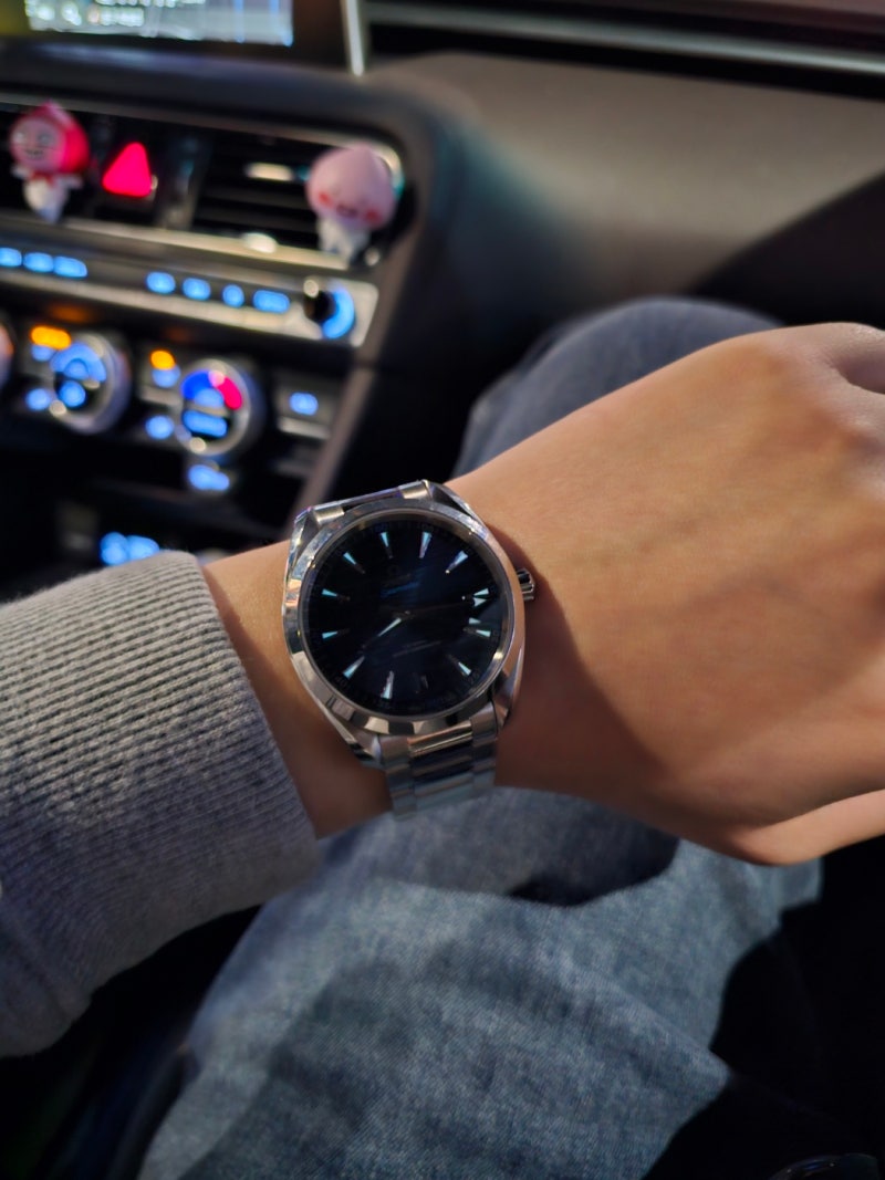 오메가 아쿠아테라 청판 롱텀 사용 후기 : 네이버 블로그