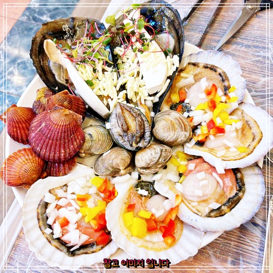  토요일은밥이좋아 모듬회 부산 청사포 도희네 조개구이 가게 토밥좋아 이대호 대호투어 전복구이 가리비구이 리뷰 후기 평점