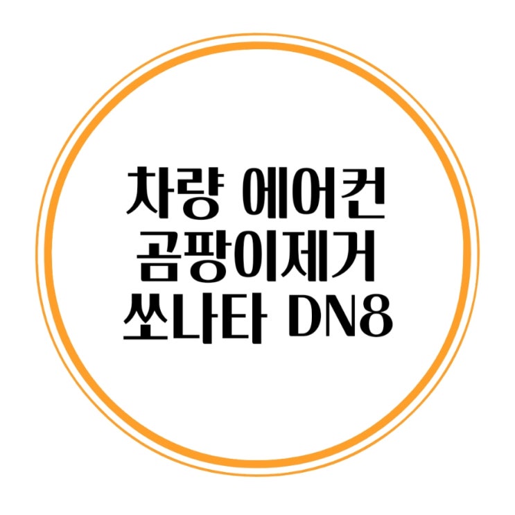  차량 에어컨 냄새 곰팡이제거 수성구 현대 쏘나타 DN8 에바크리닝