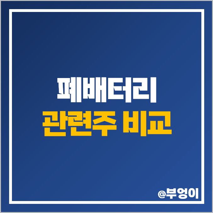 폐배터리 관련주 전기차 배터리 테마주 현대자동차 주식 에코프로 주가 폐배터리 관련주 전기차 배터리 테마주 현대자동차 주식 에코프로 주가