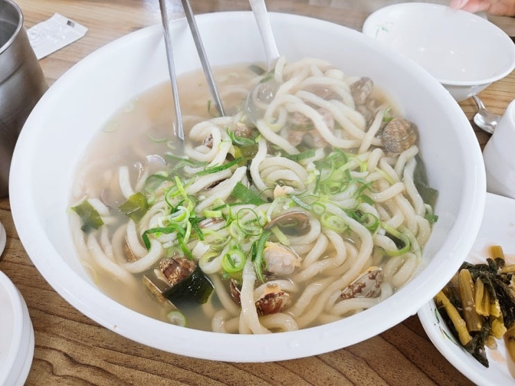  광주 일곡동 참사랑해물칼국수 바지락칼국수