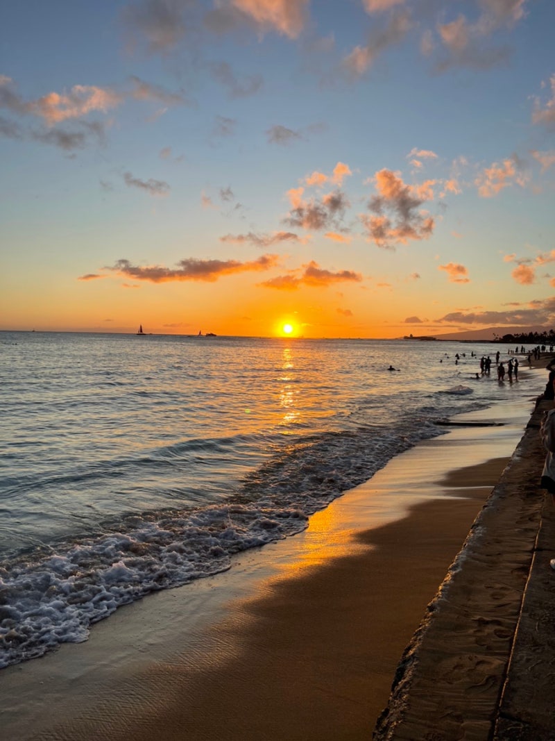 하와이 일몰 2024.3.27 : 네이버 블로그, image size:800x1067