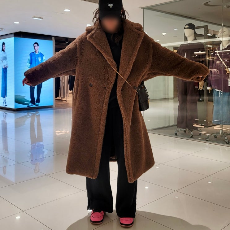  막스마라 테디베어 코트 23FW 캐시미어 누에보 003 토바코 라벨루쏘(비아델루쏘)