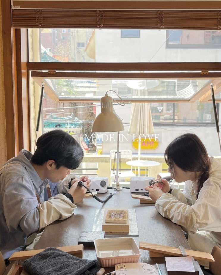  봄맞이 부산여행기념으로 추천하는  메이드인러브 반지공방에서 커플링만들기  ̣。