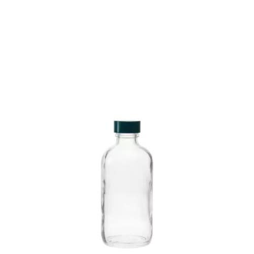  [유리초자] 120 ml 투명 보스턴 라운드 병 120 ml Clear Boston Round Bottle