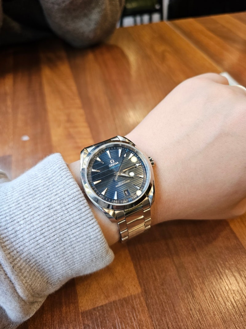 오메가 아쿠아테라 청판 롱텀 사용 후기 : 네이버 블로그