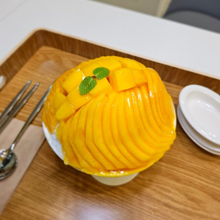  대구망고빙수 맛집 생과일 100% 달다구니칠곡베이스볼점