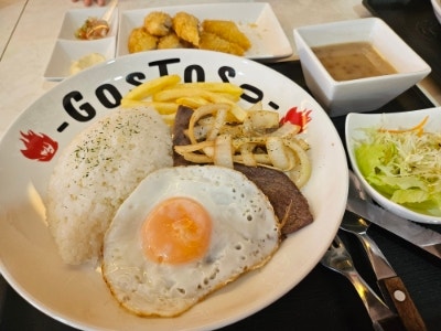 오키나와 <Gostoso>, 마리오렌트카 근처에서 아이와 먹을만 한 식당!