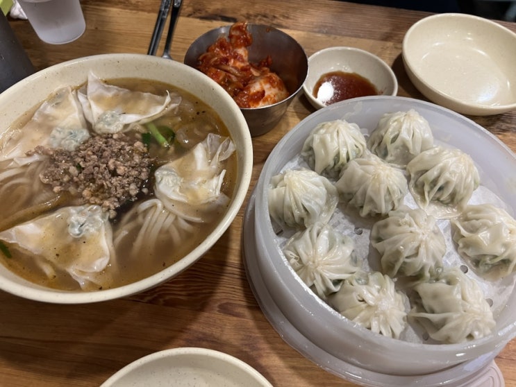  서울 명동교자 본점 미쉐린 가이드 맛집 주말 웨이팅 없이 방문