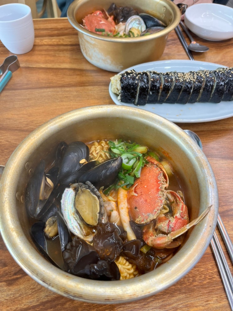  [제주] 숲섬이라면국수 | 해물라면 | 바다뷰맛집 | 제주라면맛집 | 서귀포맛집