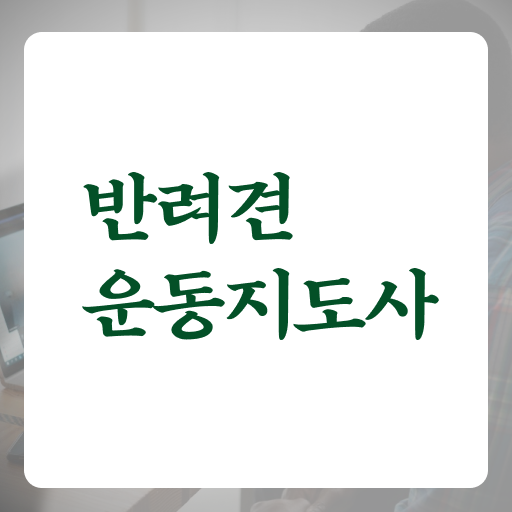  반려견운동지도사 자격증 , 반려견운동지도사 자격증 합격한 후기 콕콕 짚어드립니다