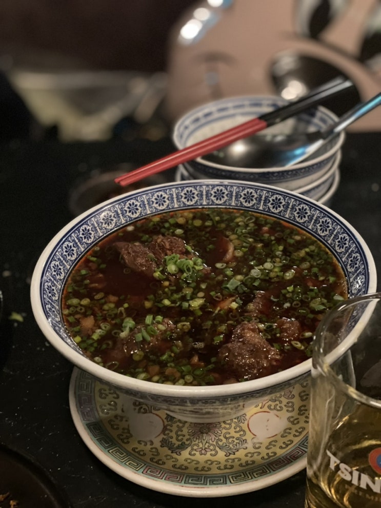  [광화문/종로맛집] 광화문디타워점 덕후선생 방문후기 | 베이징덕, 쯔란갈비, 우육탕면, 칭따오