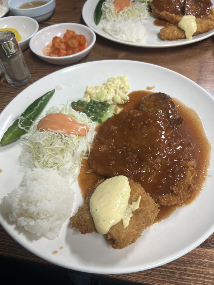  용산 남영역 맛집 단박왕돈까스 금왕정식 직장인 점심 추천