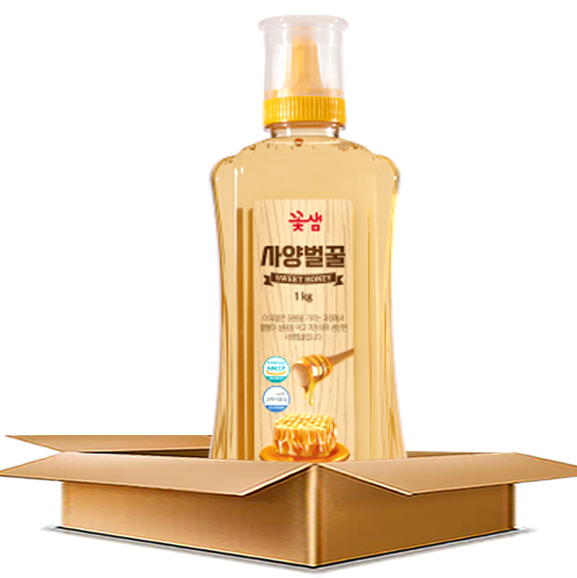  꽃샘 사양벌꿀 (1kg x 10개) 100% 국산