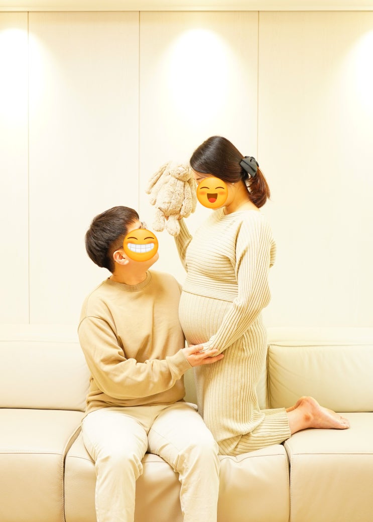  만삭사진 집에서 셀프로 찍어 볼까요/삼각대만 있다면 누구나 가능!