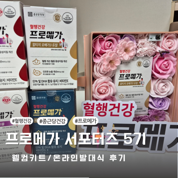  프로메가 서포터즈 시작, 프로메가 웰컴키트수령과 온라인발대식 후기