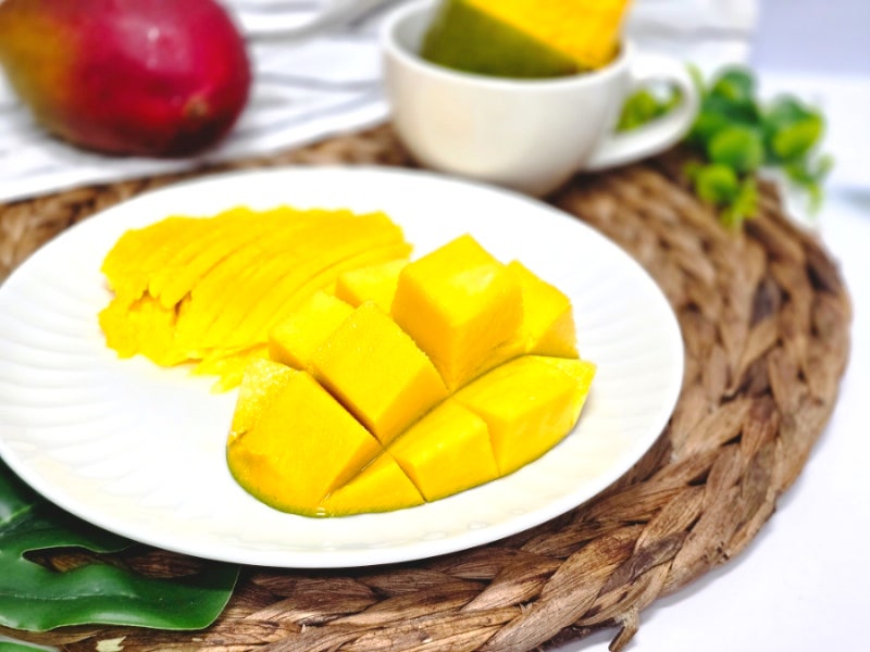 애플망고 후숙 기간 보관법 망고 자르는법 숙성 확인
