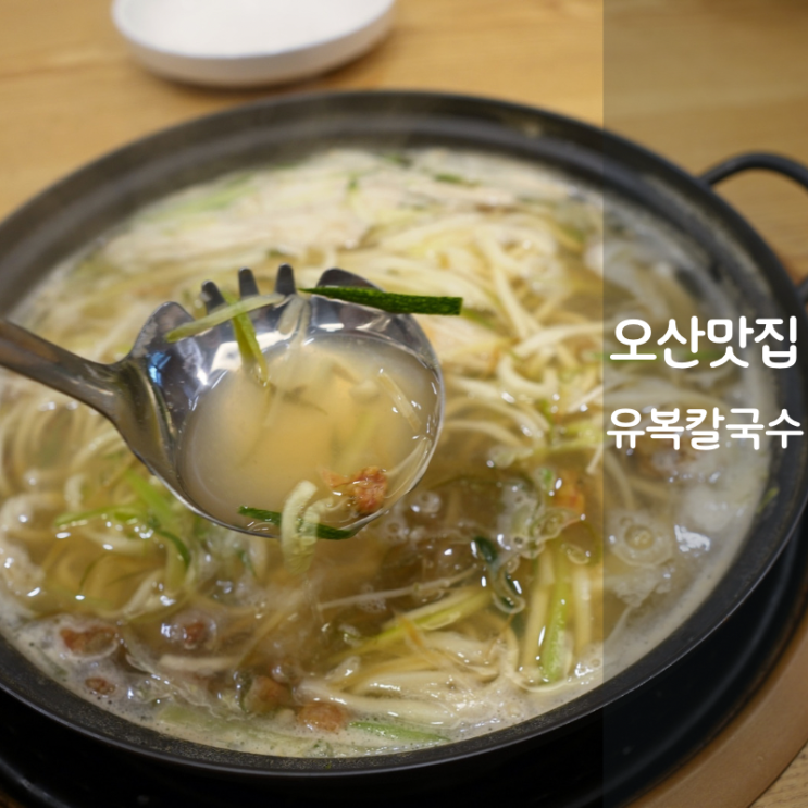  오산 칼국수 맛집 복어요리 동탄 유복해물칼국수 해물부추전