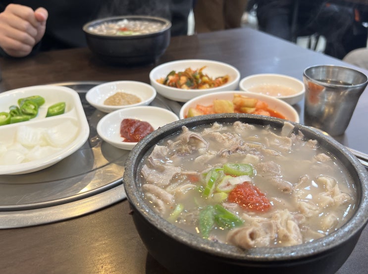 대전 중리동 24시간 순대 국밥 맛집 오문창순대국밥