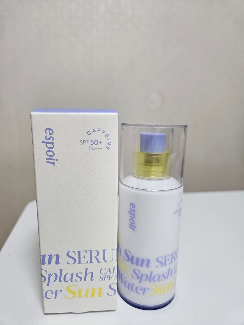 에스쁘아 / 워터 스플래쉬 선세럼 / 촉촉한 워터 선세럼