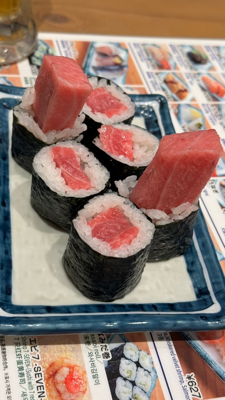  오사카 초밥 맛집 <스시 사카바 사시스 난바> 베스트메뉴 :: 내돈내산