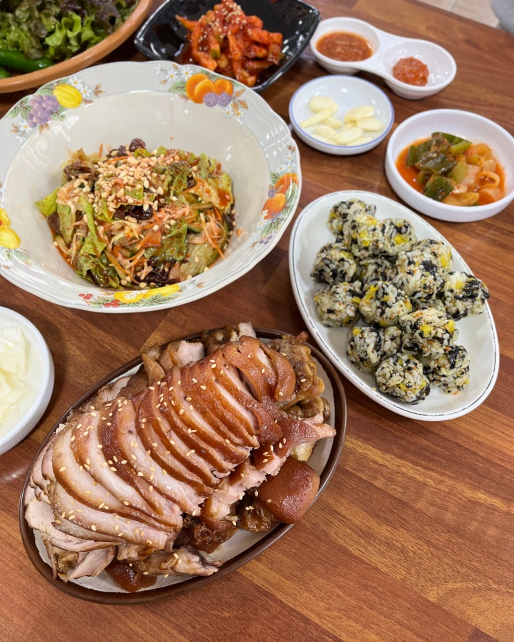  [여수 죽림 맛집] 여수 죽림왕족발 온족발 비빔막국수 날치알주먹밥 족발맛집