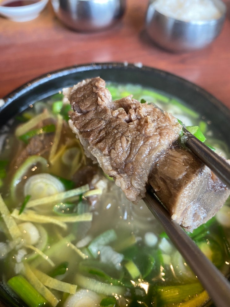 (내돈내산) 부산 아이와 가기 좋은 식당 :: 갈비탕이 맛있는 사상대궐안집  (feat. 삼락공원근처)