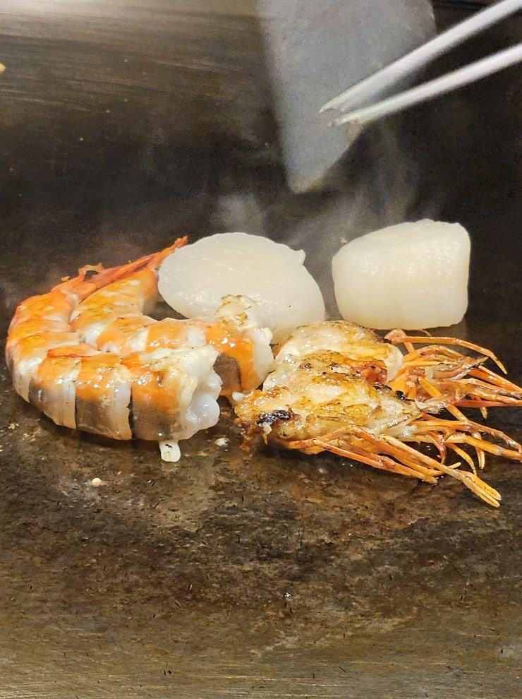  수원 곡반정동맛집 탑데판 철판코스요리 특별한 데이트