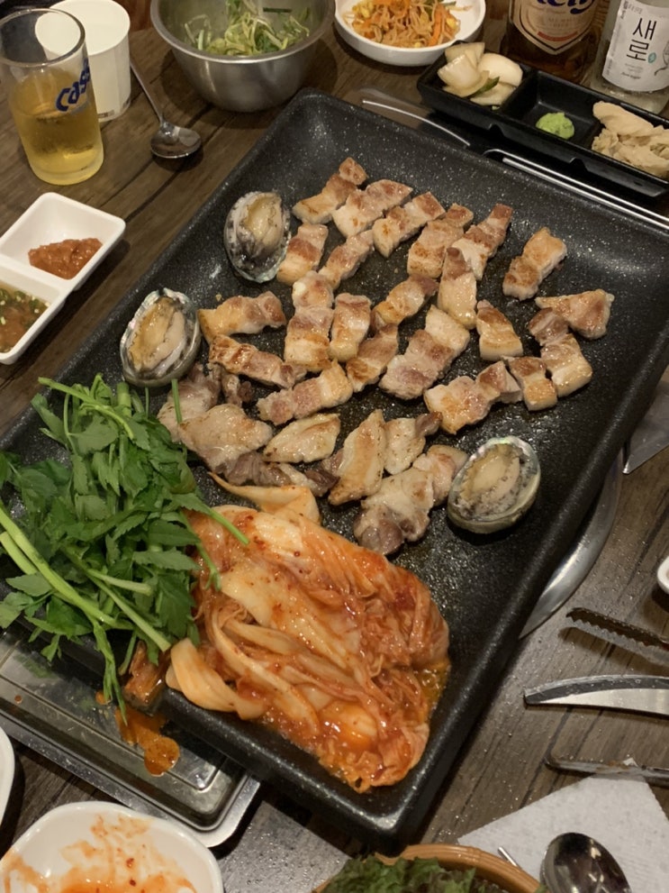  [맛집추천] 도담동 삼겹살 명돈가 : 세종시 도담동 맛집 / 세종 미나리삼겹살