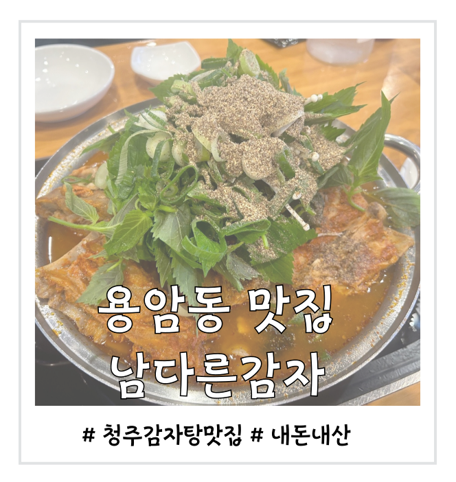  [용암동맛집] 남다른감자탕  내돈내산 후기