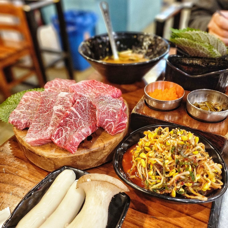  구월동 소고기맛집 화룽 콜키지프리 고기집 모임장소