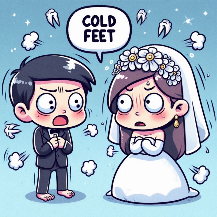  Cold feet 뜻과 유래, 두렵고 겁나?
