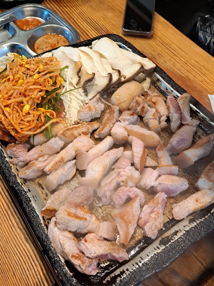  역곡역 고기 맛집 1인분 9500원 가성비 갑 착한돈삼이네