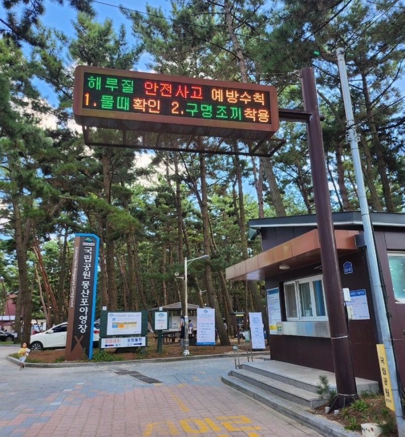 캠핑장_국립공원 몽산포 야영장