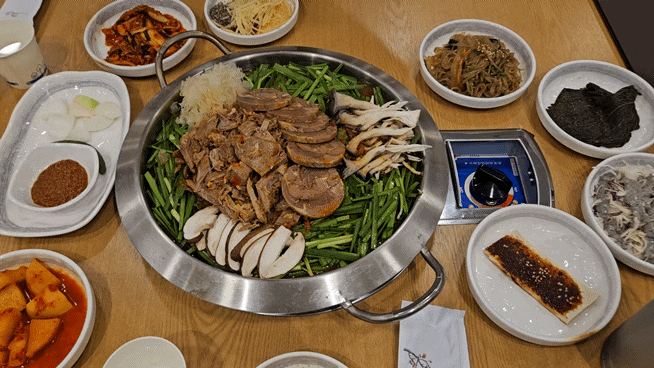  포항 오천 문덕 맛집 염소전골 보양식 추천 '천복집흑염소'