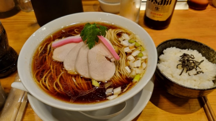  일본 도쿄 긴자 맛집 무기토올리브 라멘 방문기