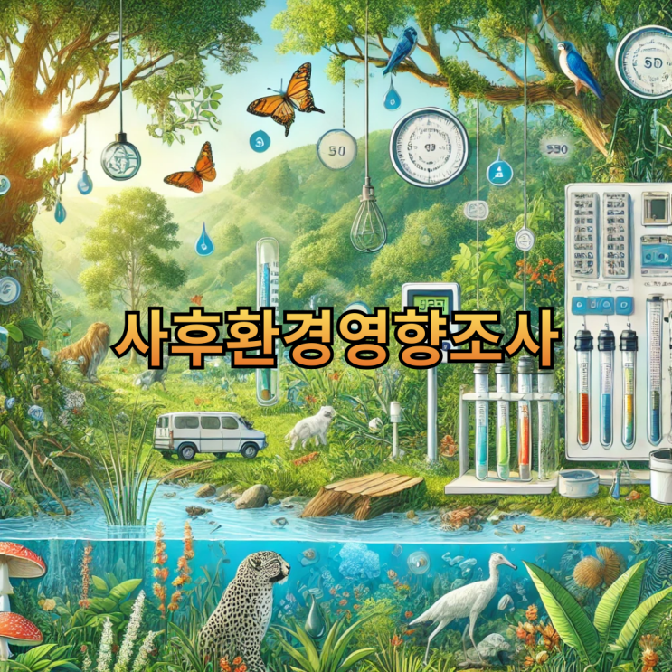  사후환경영향조사, 환경영향평가 대상사업 착공 후 필수 절차!