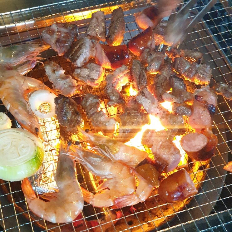  성남 야외 텐트 캠핑느낌 정글바베큐
