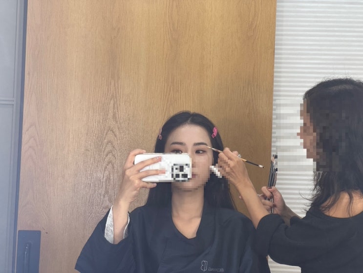  비기닝 촬영 신부 아이메이크업 후기