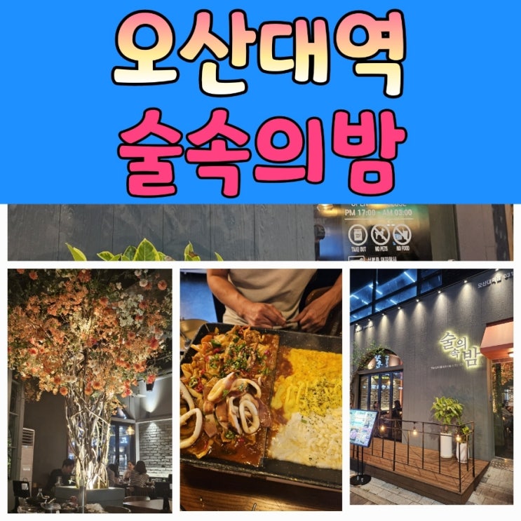  오산대역술집 [ 술속의밤 ] 오산술집추천