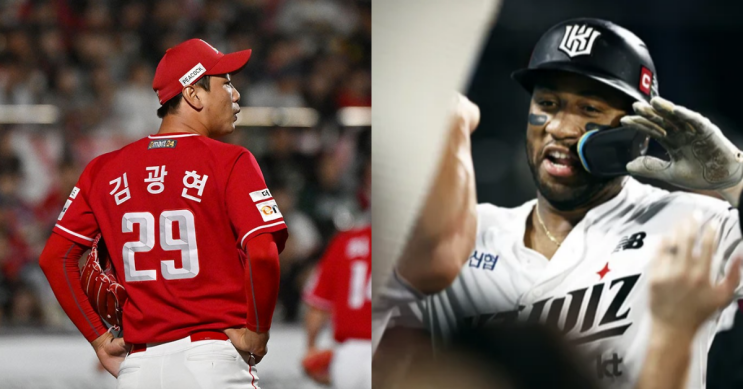 KT위즈, SSG 꺾고 포스트시즌 진출 “<b>로하스</b> 2<b>홈런</b>에 김광현... 
