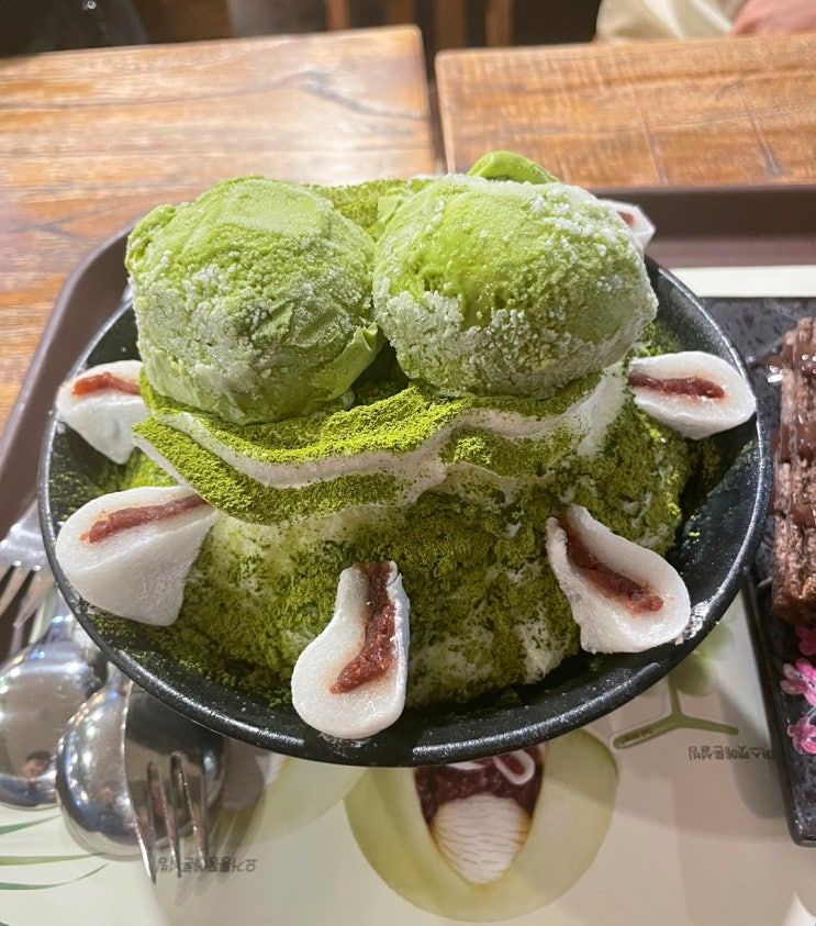  성남 모란역 빙수 맛집 리얼그린티 빙수 후기, 설빙 경기성남모란점