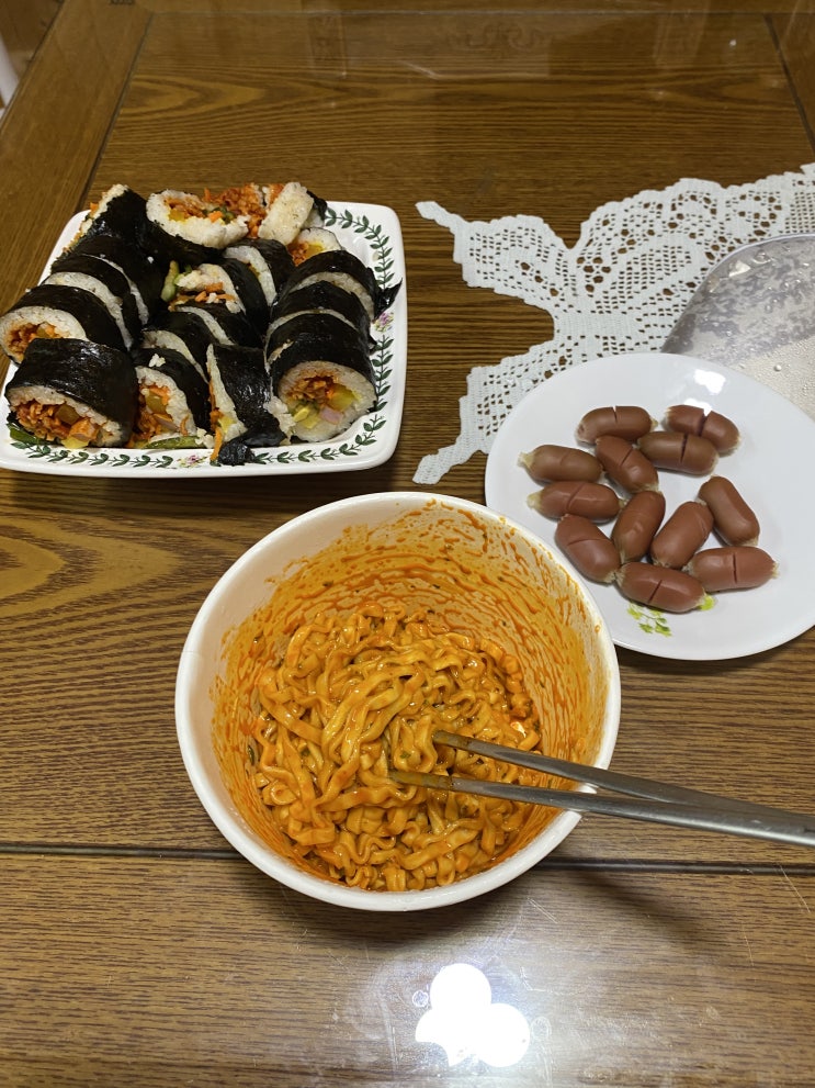  군산 수송동 오픈박스 쉐푸드김밥 나운동김밥맛집 수송동저녁