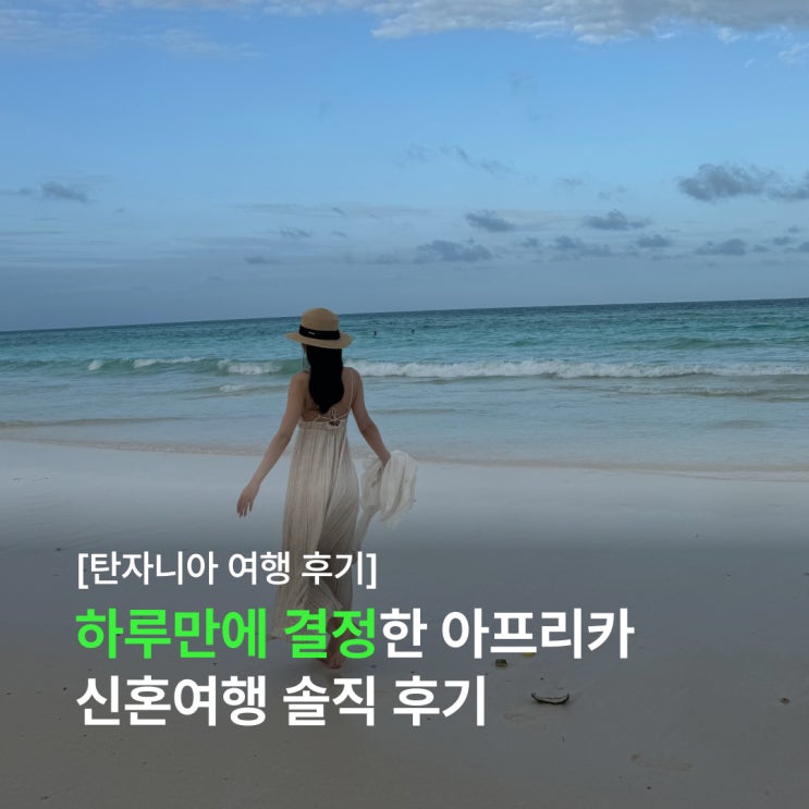  탄자니아 영상을 보고 하루 만에 신혼여행지를 선택한 신혼부부의 아프리카 여행 솔직 후기 (feat. 아모트래블)