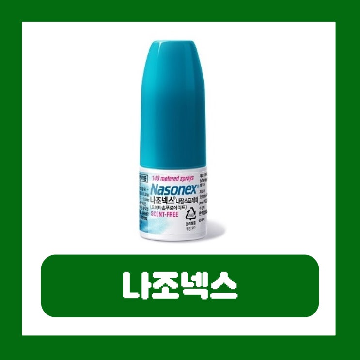  나조넥스 가격 사용법 나잘스프레이 비염 효과 스테로이드 부작용