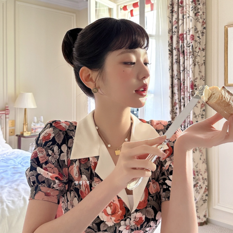  장원영 파리 패션위크 귀부인같은 레트로 패션 스타일