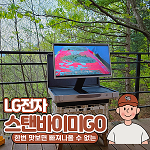 LG 스탠바이미고, 캠핑갈때 항상 가져가는 아이템 추천!