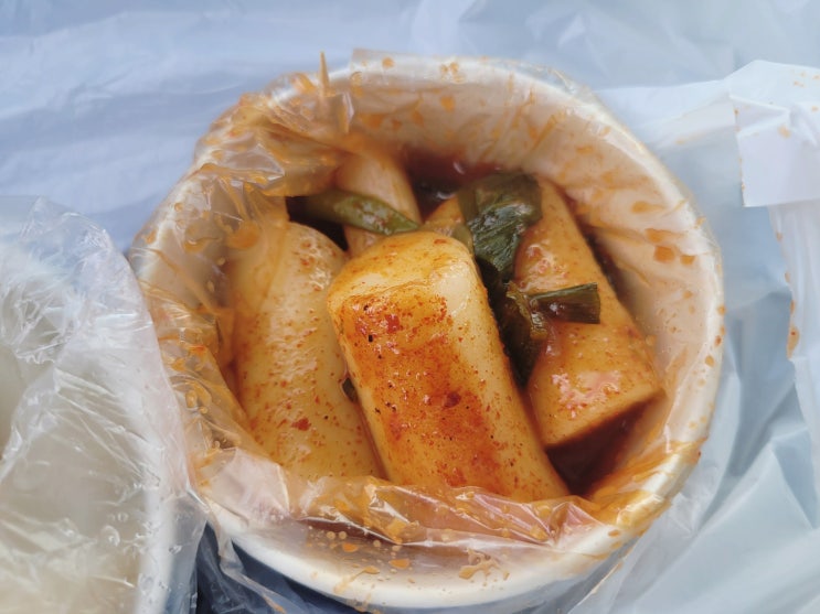  서귀포 법환맛집, 용왕떡볶이에서 떡볶이+물떡+어묵 후기